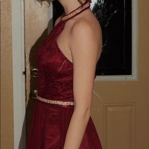 A short formal dress